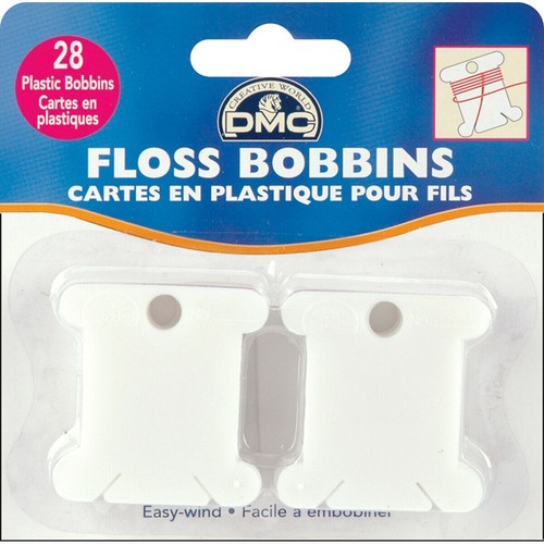 28x dmc plastic - plastic, bobbins