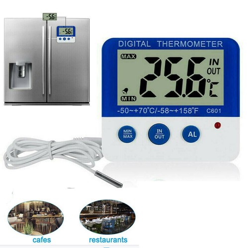Digital lcd fridge thermometer - lcd,