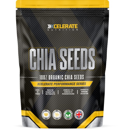 Organic chia seeds 100 - organic, 100%
