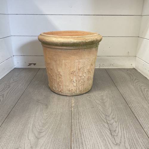 Large vintage terracotta pot - vintage,