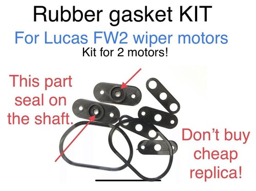 Rubber seal gaskets kit - rubber, for