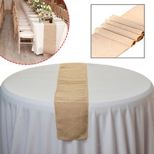 29cmx274cm Rustic Hessian Table Runners Burlap Table Runner Wedding Decoration