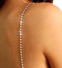 Diamanté bra straps