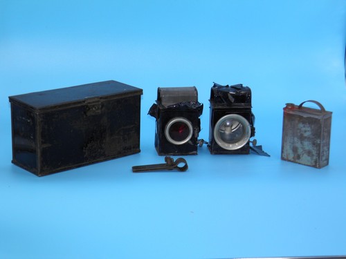 Antique pair kerosene - pair, of