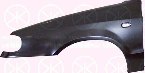 Front right wing for skoda - front,