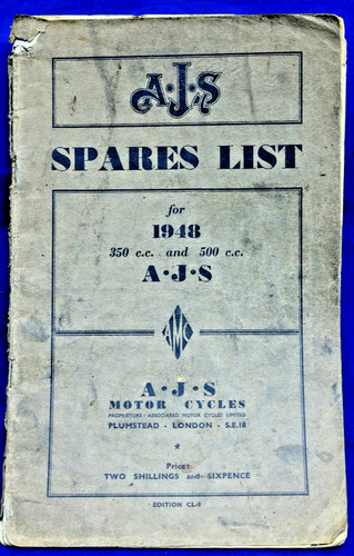 Original 1948 ajs - ajs, spares