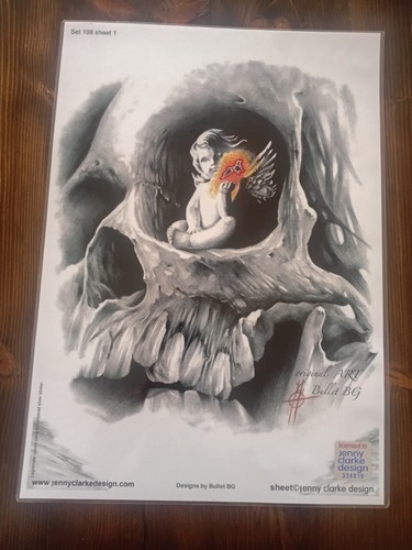 Jenny clarke laminated tattoo - jenny,
