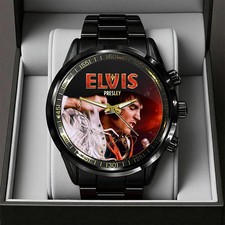 Elvis Presley Black Stainless