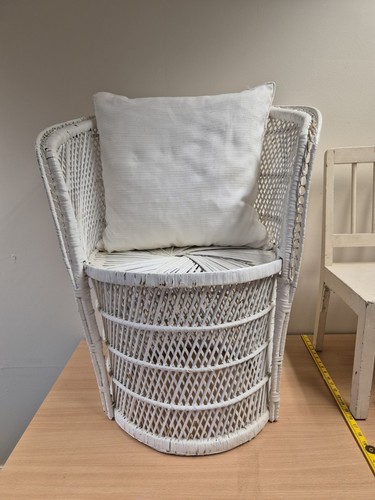 Vintage bamboo wicker cane - vintage,