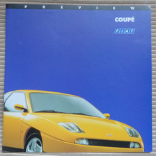 Fiat Coupe 16v & Turbo 1994 UK market PREVIEW sales brochure
