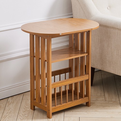 Small magazine rack shelf - small, side
