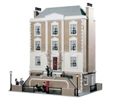 Montgomery Hall Dolls House & Basement Unpainted Flat Pack Kit 1:12 Scale