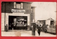STAFFORDSHIRE. DARLASTON. CATHERINE'S CROSS POST OFFICE   RP + TIN CHURCH