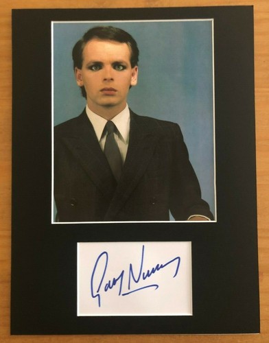 Gary numan hand signed - , **hand
