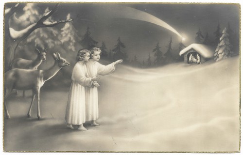 Christmas star stable - , manger