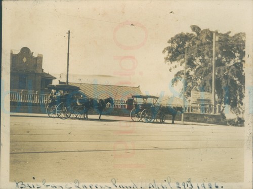 1926 horse carts brisbane - 1926,