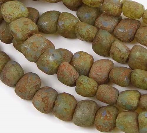 6x8mm czech glass - 6x8mm, kidney