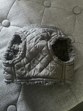 small teddy fleece lined Dog harness With D-ring and Plastic Snap Clasp