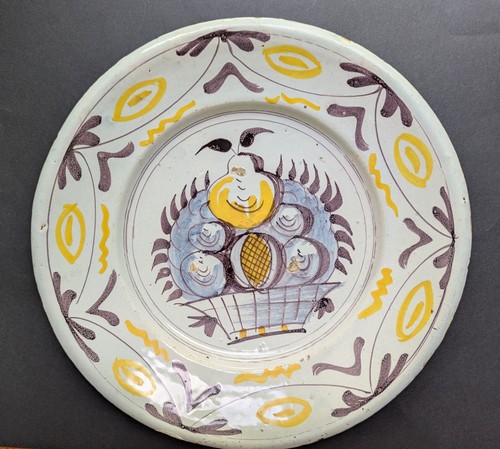Antique majolica plate - antique,