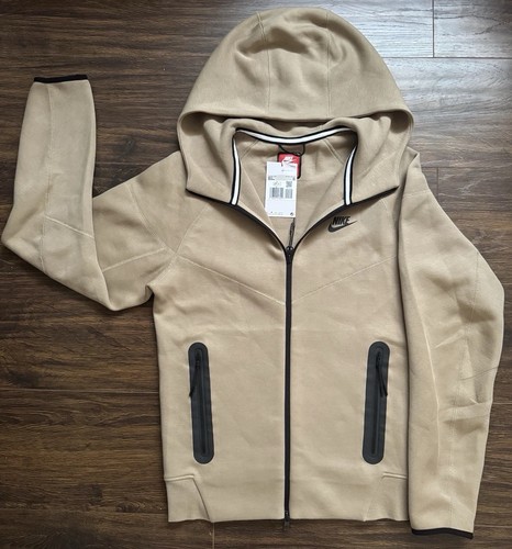 Nike tech fleece hoodie beige - nike,