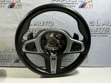 BMW 5 SERIES G30 G31 M SPORT HEATING PADDLE SHIFT STEERING WHEEL