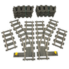 Lego® TRAIN Tracks 9V Railway 4520 4515 4531 SET Rails G