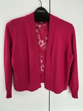 Lace Backed Bolero Shrug Cardigan Size 14