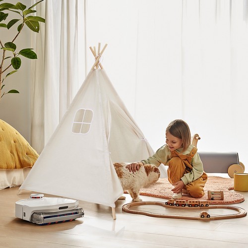 Kids canvas teepee - house, large