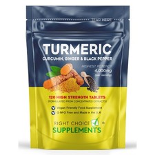 Turmeric Tablets 4000mg +