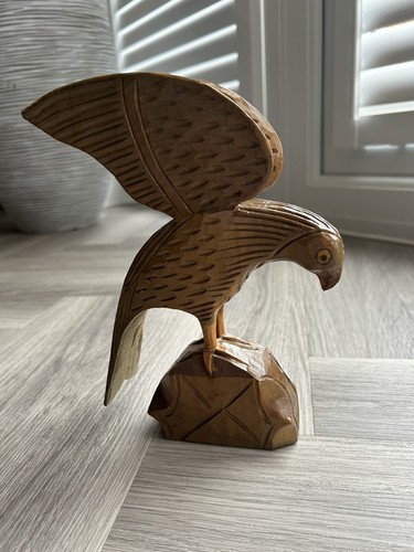 Vintage hand carved wooden - hand-carved,