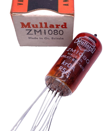 Mullard zm1080 nixie tube - mullard, nos