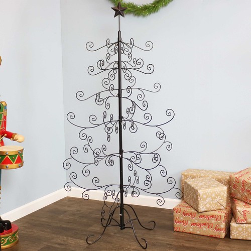 Metal christmas tree ornament - christmas,