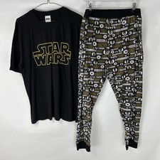 Star Wars 2pc Loungewear Set LARGE 44” Chest 28” Leg