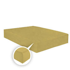 Thermal Flannelette Fitted Sheets 100%Brushed Soft Cotton 25cm Deep Fitted Sheet