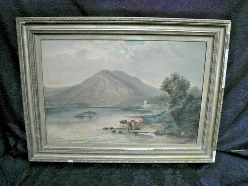 Large19th cen antique - large19th, oil