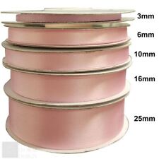 Satin Ribbon Reels Rolls Double Sided Face 25 Metre Plain Width 3mm - 25mm Craft