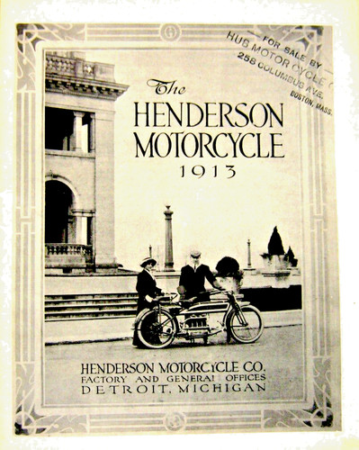 1913 henderson four motor - four,