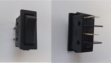 Caravan Motorhome Large Black On/Off Rocker Switch - 320012