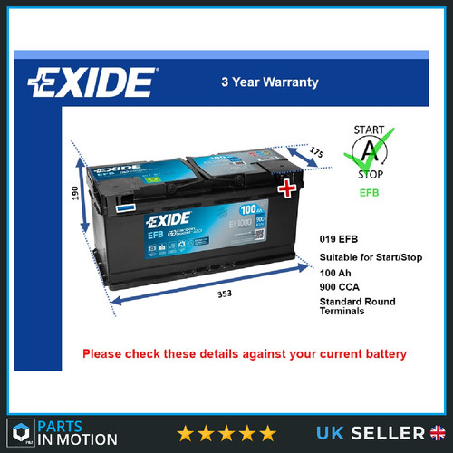Efb battery fits middlebridge - battery,