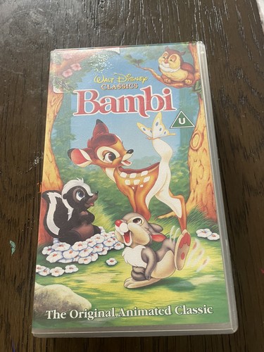 Bambi vhs disney classic - bambi,