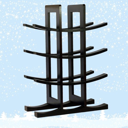 Wooden red wine bottle - wine, rack