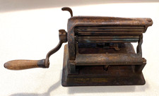 Antique Working Cast Iron Fabric Crimper Pleater Pat. 1880 American Machine