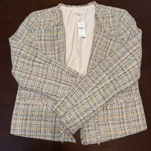 Loft women multicolor plaid - loft,