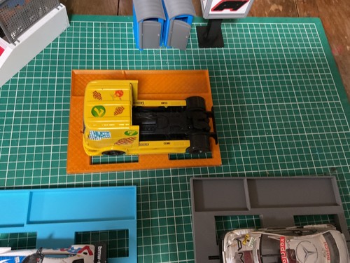 Slot car set plate for - slot,