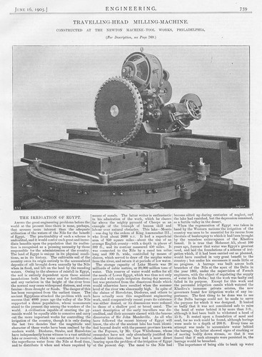 1905 antique engineering print - antique,