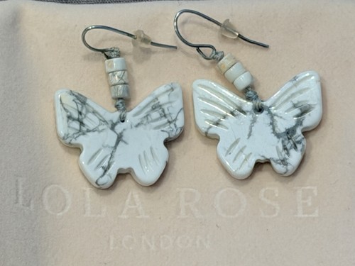Lola rose howlite butterfly - rose,