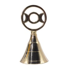 Altar Brass Bell - Three Moon