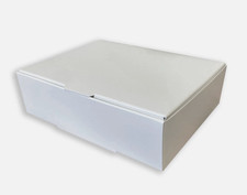 100 White Cake Slice Boxes