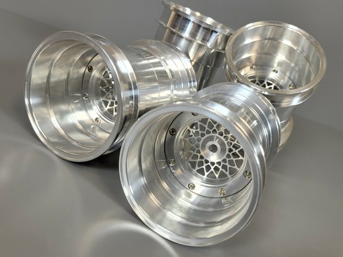 Aluminum set wheel - aluminum, tamiya