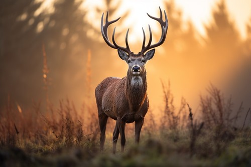 Stag deer animal canvas - stag,